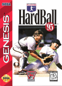 HardBall 95 Sega Genesis US box art